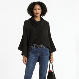 L Free People Turtleneck Dolman Sweater